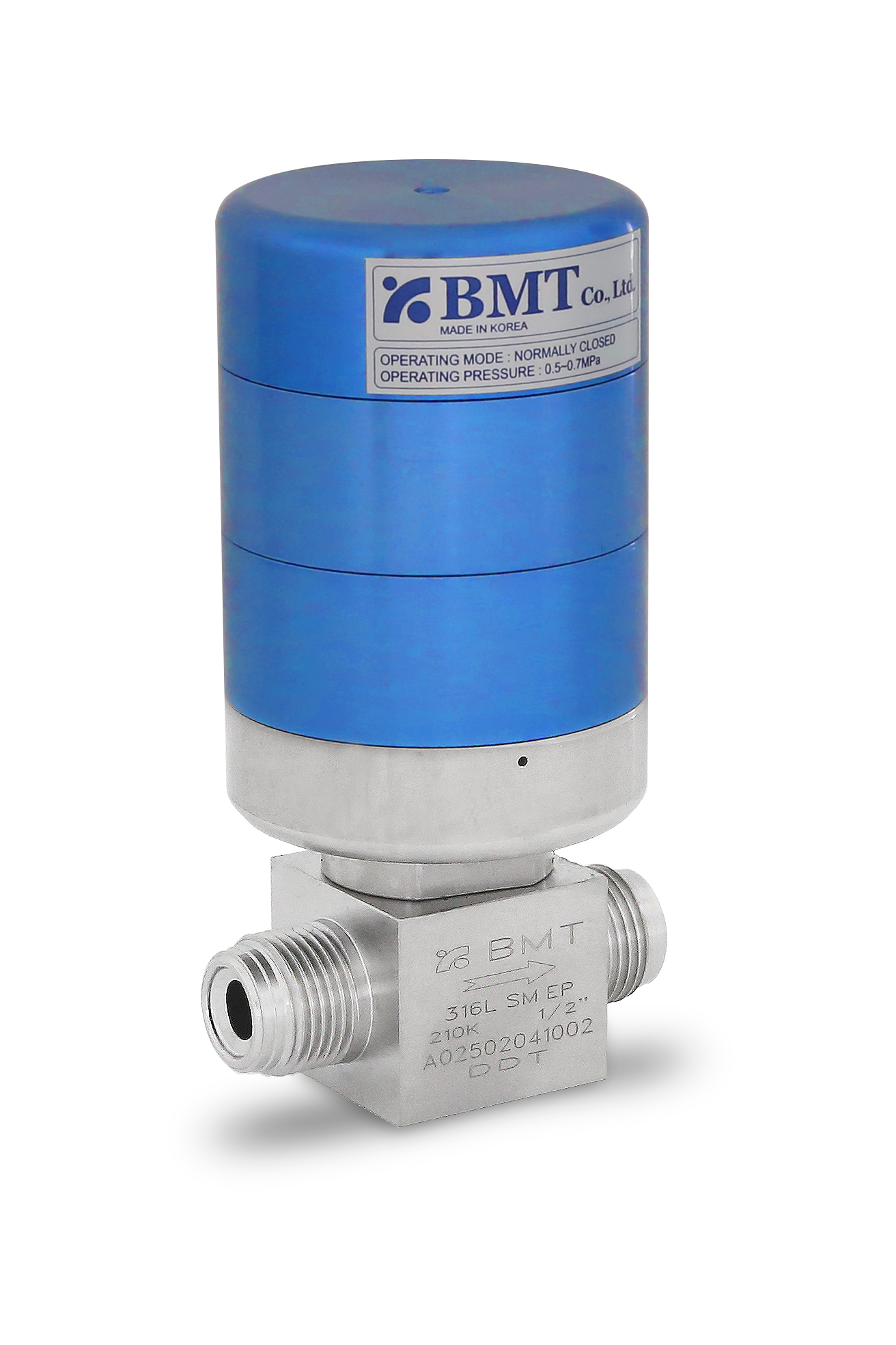 HPFPDV1 Diaphragm Valves<br><font size =2>HIGH PRESSURE • PNEUMATIC • HIGH FLOW</font>