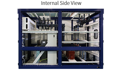 콤팩트 배전반 제품 측면 내부
